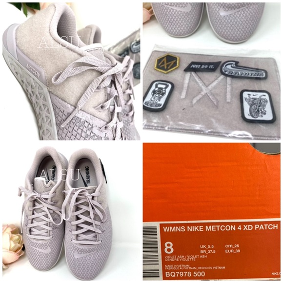 Nike Metcon 4 XD Patch Violet Ash W AUTHENTIC - Picture 6 of 8